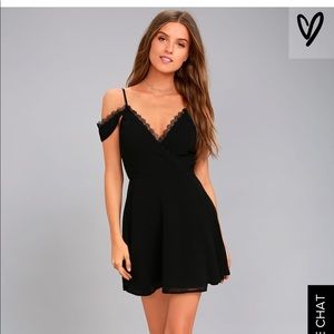 Lulu's off the shoulder dress.